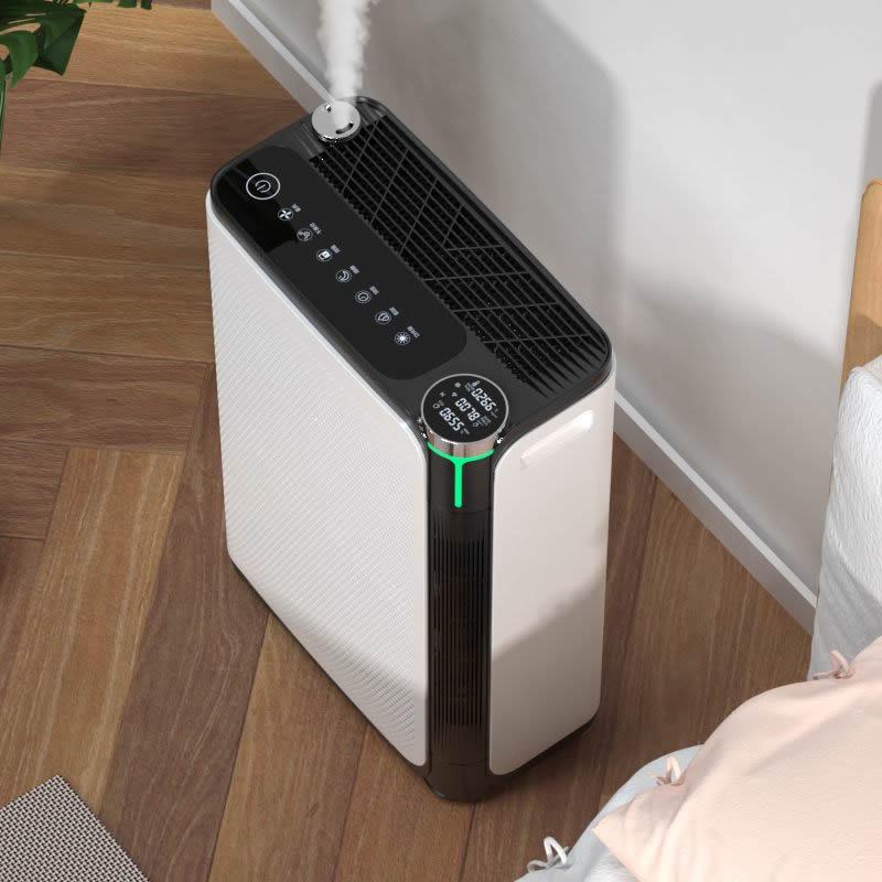 2023 China Wolesale Intelligent Humidifier Air Purifier With H13hepa and carbon 