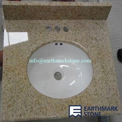 G682 China Yellow Granite Vanity Top for Bathroom Remodel