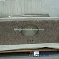 G687 Peach Red China Granite Vanity Top