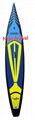 Shark SUPs inflatale stand uppaddle board SAILFISH RACING BLACK 1