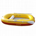 An amazingly sturdy and durable inflatable boat:  Made SUPER TOUGH Military Heav