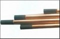 Dc copper coated Hollow core gouging rods 2