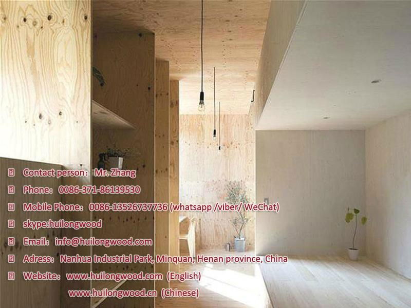 17/18mm brown phenolic/melamine poplar larch plywood