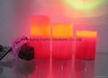 3pcs per set flameness LED wax candle