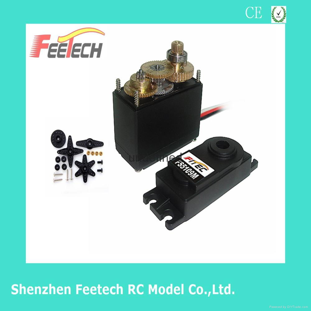 Feetech/Fitec FS5109M Standard 10kg.cm Metal Gears Analog Servo  5