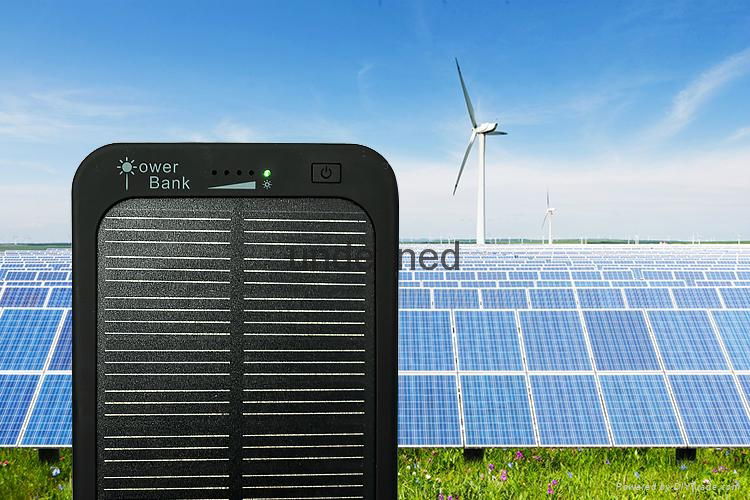 solar charger power bank 5000mah for mobile phone 4