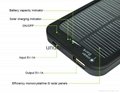 solar charger power bank 5000mah for