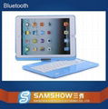 Bluetooth Keyboard 360 degreen rotation For ipad 5 Wireless keyboard  1