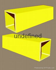 Light weight and high strength FRP square tubes