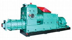 Saving energy vacuum brick machine