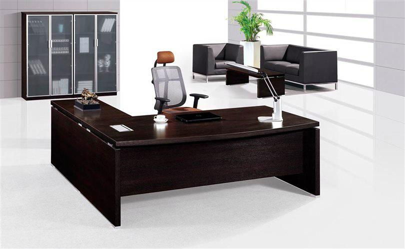 executive computer table sandal wood color 2