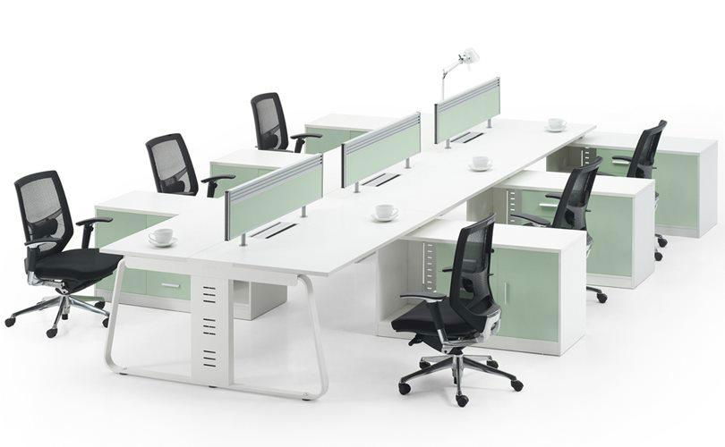 modern office division panel system white 3