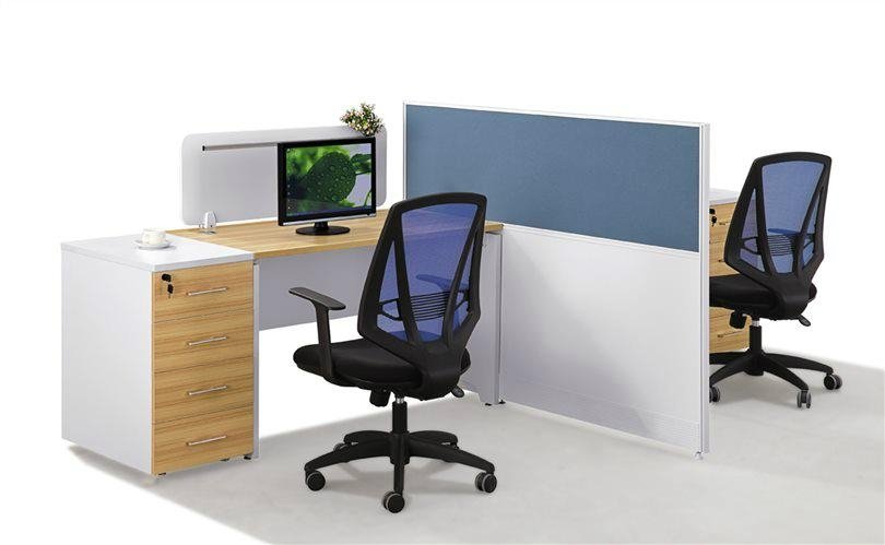 ChuangFan CF-P10313 office ergonomic workstation cubicles with L shaped desk 5