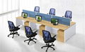 ChuangFan CF-P10313 office ergonomic workstation cubicles with L shaped desk 4