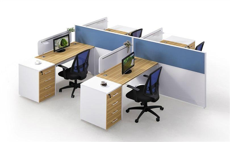ChuangFan CF-P10313 office ergonomic workstation cubicles with L shaped desk