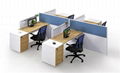 ChuangFan CF-P10313 office ergonomic workstation cubicles with L shaped desk 1