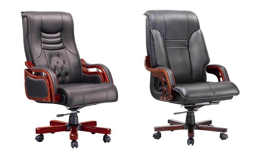 True Seating Concepts High Back Leather Executive Chair Cd 88303a