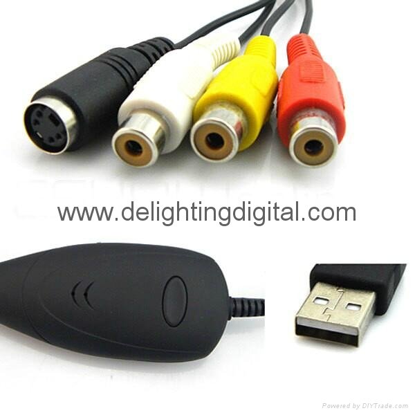 EzCAP USB Audio Video Capture Recorder VHS to DVD Converter Adapter W/H Snapshot