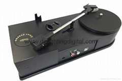 Portable Vinyl turntable record player for 33/45RPM with R/L out