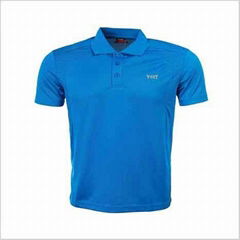 Blue polo shirts