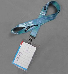 blue neck lanyards