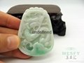 Certified Natural Burmese Emerald Jadeite Dragon Jade Pendant 32.36 g Best Gifts 3
