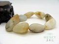 Certified Xinjiang Hetian Seed Jade 9 Beads Bangle  Bracelets 65.6 g Best Gifts  1