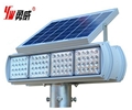 Solar Flashing Red and Blue LED Traffic Light 1