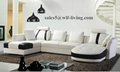 Fashion Design Living Room Leather Sofa