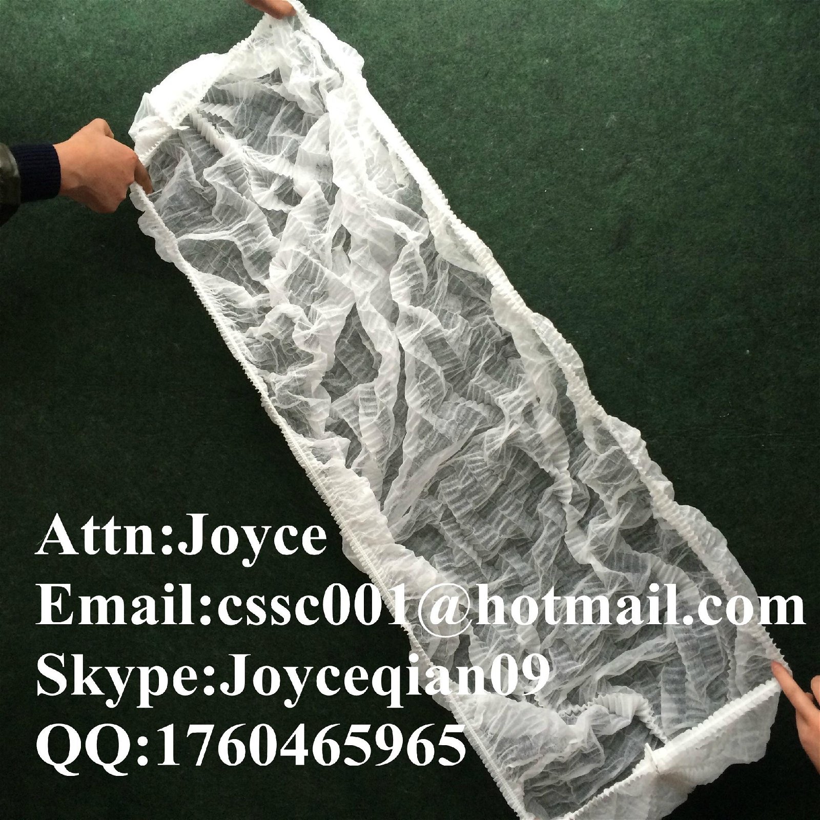 Disposable nonwoven bed cover 3