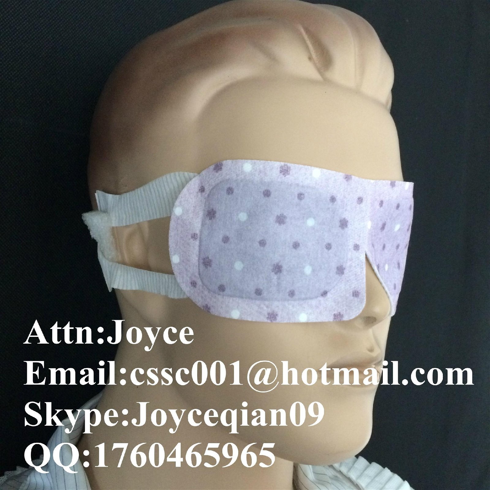 Elastic nonwoven fabric used for steam eye mask