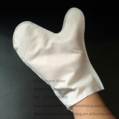 Disposable nonwoven glove