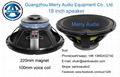 18 inch speaker/sub woofer speaker/pa woofer 1