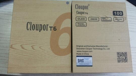 Electronic Stock Lots Original Cloupor T6 100 Watt Mod with 26650 battery BOX St 3