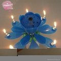 Cake music flower candle for birthday party 3