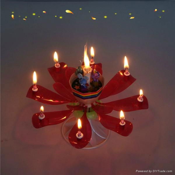 lotus birthday candle 2