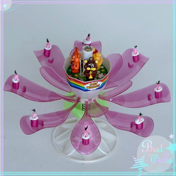 lotus birthday candle 4