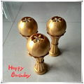 Fireworks Football Birthday Candle for