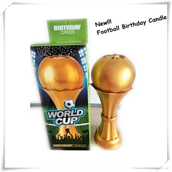  indoor firecracker football birthday candle for party 2