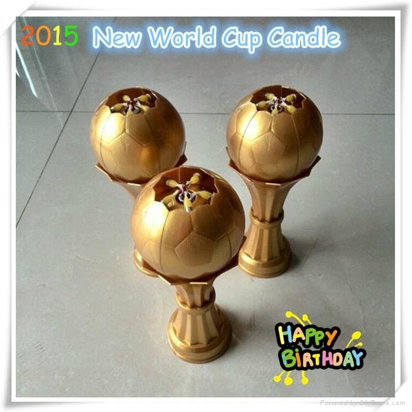  indoor firecracker football birthday candle for party 4