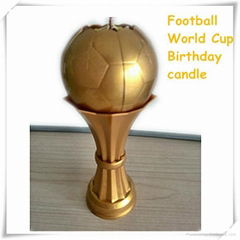 amazing kids football birthday candle
