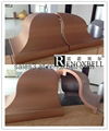 Copper Color Hyperbolic Curve Aluminum Panel for Decoration