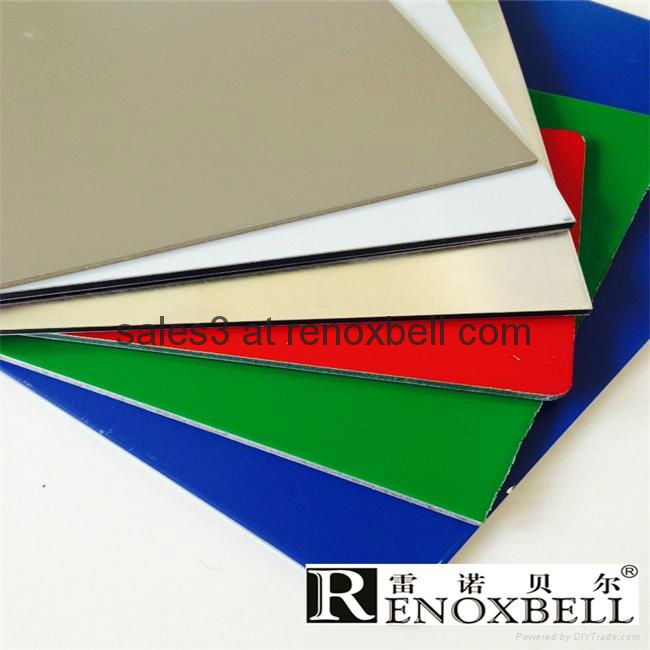 Multicoloured Aluminum Composite Panel for Wall Cladding