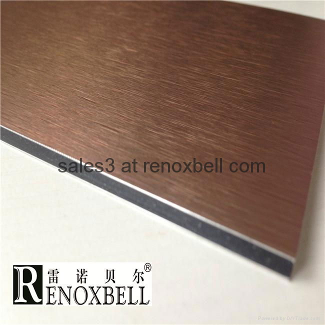 Brushed Series Aluminum Composite Panels for Curtain Wall 3