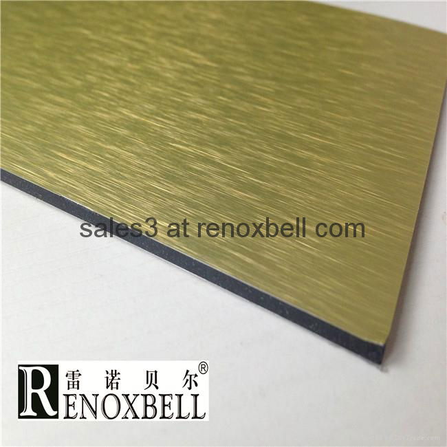 Brushed Series Aluminum Composite Panels for Curtain Wall 4