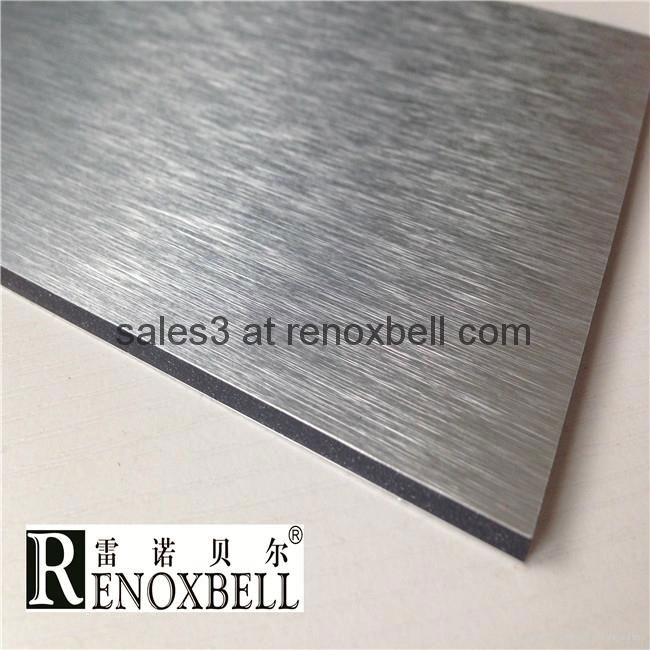 Brushed Series Aluminum Composite Panels for Curtain Wall 5