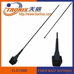 Car fiber mast antenna