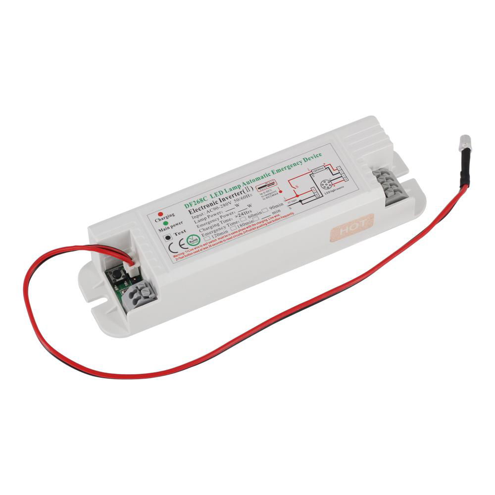 12W LED lamp emergency unit with 5W emergency illuminate and 1.5H duration time