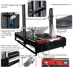CNC foam 3D cutting machine with turn