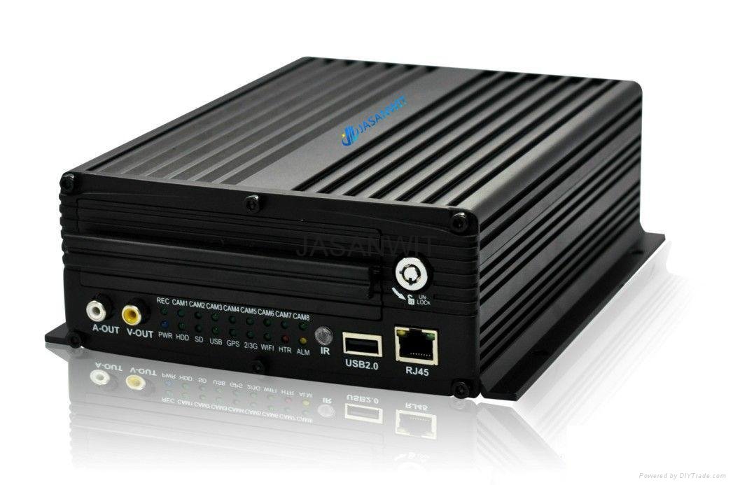 8CH HDD&SD Vehicle Mobile DVR